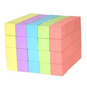 칼라쌓기나무 2.5cm 100개 파스텔쌓기나무 고급형 쌓기나무 쌓기블럭  칼라원목쌓기나무 원목쌓기나무