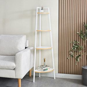 모서리 선반 4단 북타워 북선반 선반장 수납장 장식장 코너