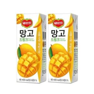 롯데 델몬트 망고 드링크팩 190ml x 48 무배