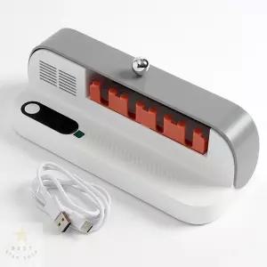 충전식 온열건조 무선 칫솔살균기 칫솔건조기 자외선살균 거치대 홀더