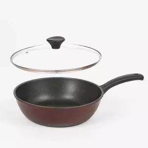 독일 바니니 IH 메가스톤 와인 궁중팬 28cm 유리뚜껑 포함 인덕션겸용