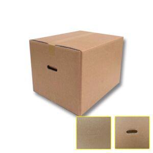 우체국 4호 410x310x280mm A형 손잡이 칼집 A골 15장 포장박스 무지박스.박스도매 국내생산박스 box