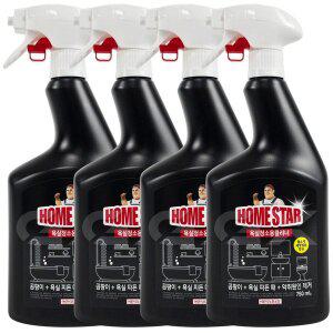 홈스타 욕실용 클리너 750ml 4개 무료배송 곰팡이 욕실 찌든때 악취 제거 gx