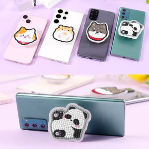 동물 보석십자수 핸드폰 스마트톡 만들기 그립 거치대