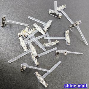 (소량판매) 코사지핀 티핀 투명 30개입 무료/화훼장식기능사 준비물