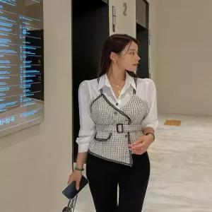 [다바걸]블랑슈블라우스