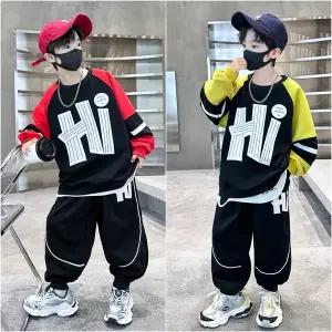 [삐삐네옷가게]남아 주니어 팝아트 하이 맨투맨 상하복