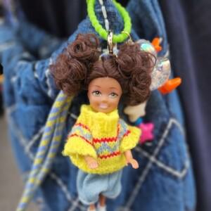 태닝 인형 연예인 키링