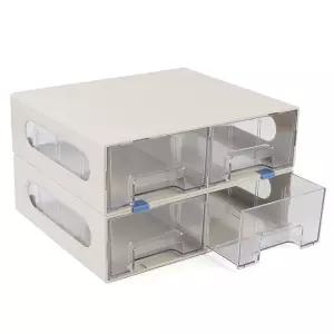 시스맥스 마이 4단 대형 멀티박스 문구 공구 보관함/투명수납함/수납정리함/소품함/부품서랍/소품서랍