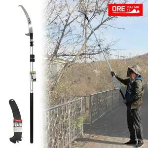 오르-3 터보 고지톱 장대 세트 약 3.5m 나무 전지 톱 전정 조경 가지치기 