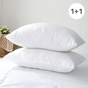 국산 호텔 지퍼형 피톤치드 구름 베개솜 2개세트/경추 베게솜 항균 솜 4060 베개커버