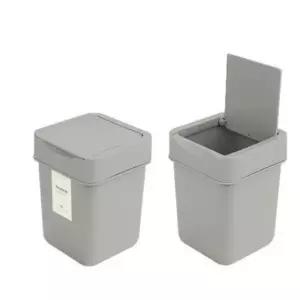 Q 창신리빙 프랑코 미니 휴지통 2L 그레이