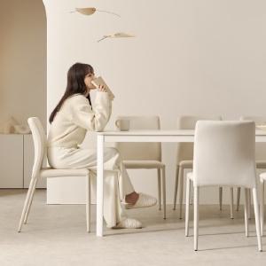 한샘몰pick 보니애 론다 1800 세라믹 식탁 세트(의자6개포함) 6인용