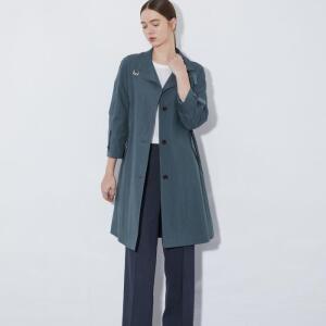 올리비아로렌 HC03 메탈장식 A 라인 트렌치 코트  VOC EB4S 2311