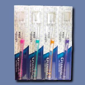 [기타] 리더스 칫솔 402 이중슬림모 12개입 세트 색상랜덤 치과