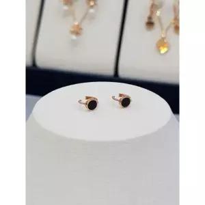 14k 금 오닉스 원터치 귀찌 링귀걸이 12GWH1372 귓바퀴 귓볼 이어커프 심플