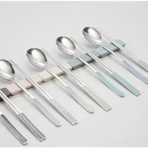 [프리스틴][4+1 패키지] 더 깨끗한 국산 한식수저세트 식기세척기 겸용