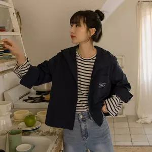 버디 레터링 바람막이 점퍼