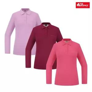 [레드페이스 본사] 탑에버쿨꼬칼라우먼티셔츠REWFTSSBE250