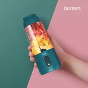 퀸나 포터블 무선 믹서기 USB-C 휴대용 미니 블렌더 텀블러 