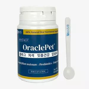 트리에스 오라클펫 강아지 치석 플라그 입냄새 잇몸 뿌려먹는 가루치약 60g, 1개