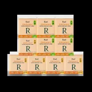 [라엘] 유기농 순면커버 팬티 라이너 (레귤러/롱/슈퍼롱) 10팩