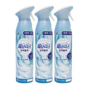 페브리즈 에어 린넨 스카이 165g x3 /실내냄새제거/제