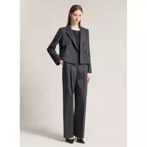 [롯데백화점]시스티나 크롭 기장 더블버튼 셋업 자켓-AWSJKO11010