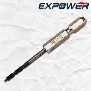 이엑스파워 M3.2 ETL-32H 육각 임팩 스마트 스텝 드릴 타공 천공 알루미늄 스텐리스 목공 목재 드릴날