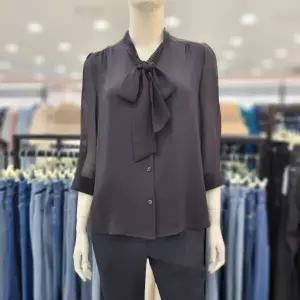 [조이너스]여성 정장 24신상 브랜드 쉬폰 시스루 블라우스 칠부 여름JEU4WRB240