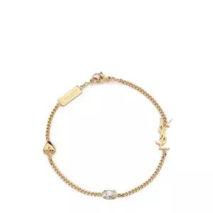 25FW 골드 모노그램 카산드라 하트 브레이슬릿 701950 Y1526 9137