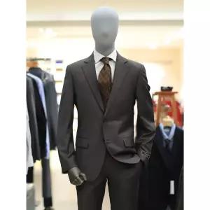 갤러리아 BON S/S 다크브라운 순모 내츄럴 스트레치 슬림핏 프리미엄 슈트 BN4