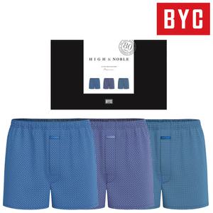 BYC 남자 순면 80수 트렁크 팬티 3종세트 MCG1443