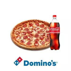 [도미노피자] (오리지널)페퍼로니 L + 콜라 1.25L