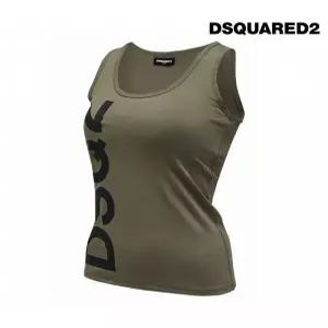 [디스퀘어드2][DSQUARED2] 여성 에어슬림 슬리브리스 카키