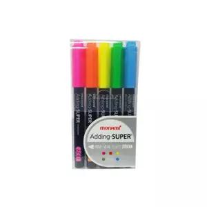 Q 모나미 에딩슈퍼형광펜5색세트 1자루 4 0mm