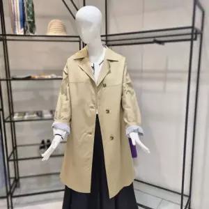 [SI](마산점)스트라이프 배색 오버핏 트렌치 코트 (SOKN 2602)