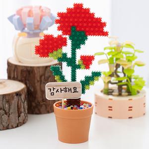 카네이션 디폼블럭 화분 만들기 어버이날 스승의날 감사 행사