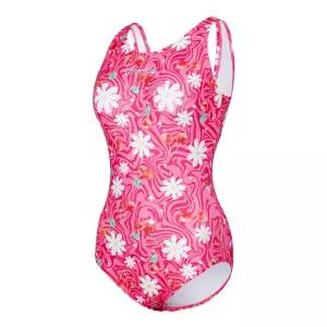 여성 체리플라워U백 원피스수영복 LS2E808_RD