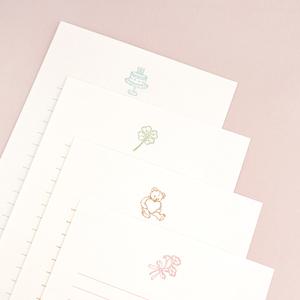 [대시앤도트] 에버모어 레터 프레스 편지지 세트