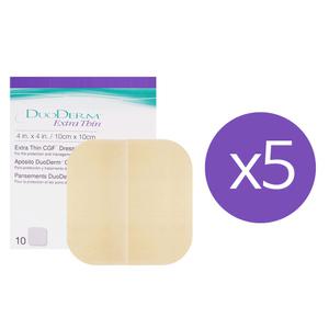 듀오덤 엑스트라씬 10x10cm 10매 [5세트]