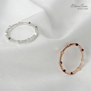 925실버 크라운 순은 가드링 은반지 슬림 레이어드 t실반