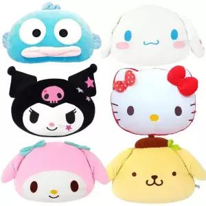 산리오 쿠션 헬로키티 시나모롤 쿠로미 마이멜로디 포차코 한교동 폼폼푸린 쇼파 소파 사무실 캐릭터 인형 얼굴 쿠션 50cm
