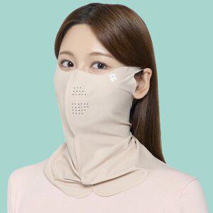 [리비스타]골프 기미 자외선차단 두건 마스크 자전거 스포츠 테니스
