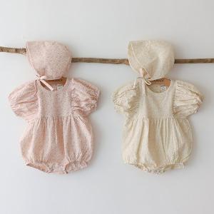 수채꽃 보넷 슈트 / 아기옷 신생아옷 바디슈트 바디수트