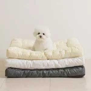 뭉연구소 양면 강아지 고양이 방석 반반 사계절 토퍼 4colors (SS/Q/K)