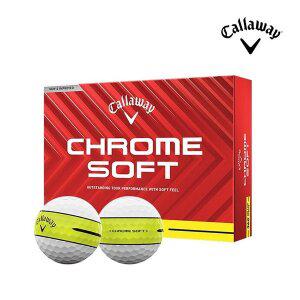 [캘러웨이] 크롬소프트 360 스트라이프 골프볼 3피스