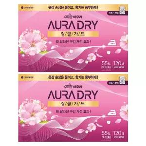 아우라 드라이시트 링클가드(구김개선), 120매, 2개