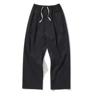 [유니폼브릿지]comfort easy trouser black