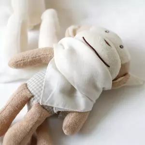 출산준비 아기손수건 오가닉 엠보 면손수건 유아 신생아 세안용 손수건 10장 세트